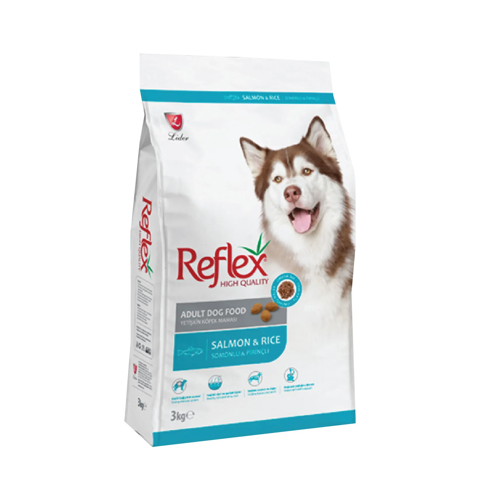 REFLEX ADULT DOG FOOD SALMON RICE 3kg SuPaw Star Pets