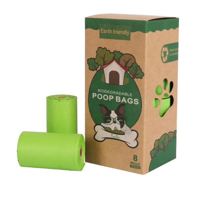 Biodegradable Poop Bags - 8 rolls - SuPaw Star Pets