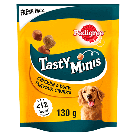 pedigree tasty minis chicken and duck